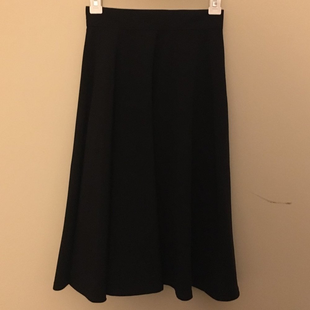 ModCloth Bugle Joy Midi Skirt in Black